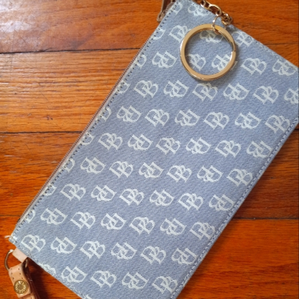 NWOT Dooney & Bourke Denim Wristlet